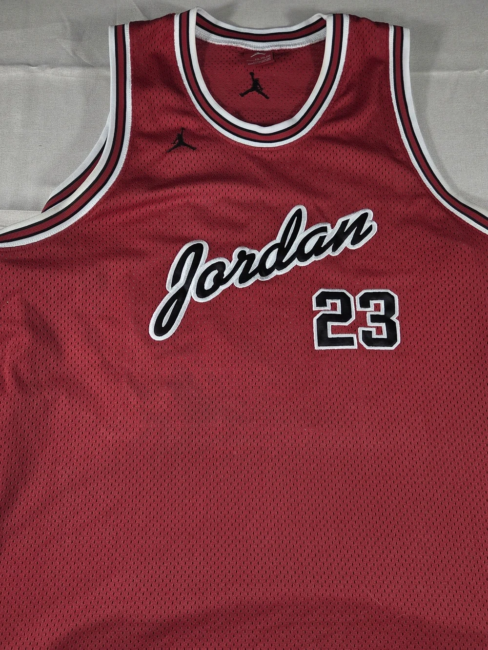 Jordan Brand 23 Mesh Basketball Jersey XXL Red Jumpman Tank
